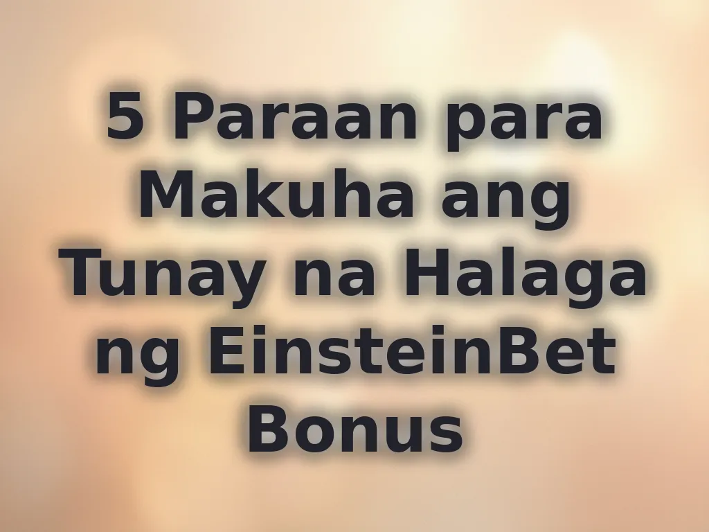 Kalkulasyon ng bonus value